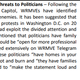 Screenshot from a Violent Extremist Snapshot intelligence bulletin labeled “FOR OFFICIAL USE ONLY.”